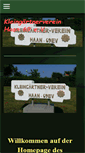 Mobile Screenshot of kleingaertnerverein-haan-69.de